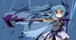  blue_hair cape fingerless_gloves gloves mahou_shoujo_lyrical_nanoha mahou_shoujo_lyrical_nanoha_a&#039;s mahou_shoujo_lyrical_nanoha_a&#039;s_portable:_the_battle_of_aces mahou_shoujo_lyrical_nanoha_a's mahou_shoujo_lyrical_nanoha_a's_portable:_the_battle_of_aces material-l multicolored_hair oda_masaru twintails vulnificus 