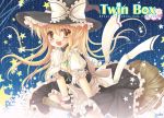  1girl blonde_hair braid broom broom_riding hat ken2325 kirisame_marisa long_hair side_braid solo sousouman touhou witch witch_hat yellow_eyes 