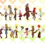  arietta asch black_hair blonde_hair brown_hair dist doll glasses gloves green_hair guy_cecil hair_tubes ion jade_curtiss largo legretta long_hair luke_fon_fabre mask mieu natalia_luzu_kimlasca_lanvaldear peony_ix pink_hair ponytail red_hair redhead surcoat sync tales_of_(series) tales_of_the_abyss tear_grants thigh-highs thighhighs twintails van_grants what yurano_beta 