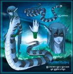  blue_hair blue_skin lamia snake tagme tail 