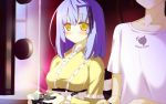  console game_cg irotoridori_no_sekai natsume_eri shikishima_kyou yellow_eyes 