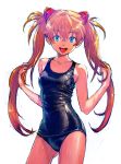  :d bare_shoulders blue_eyes boyaking collarbone hair_ornament long_hair neon_genesis_evangelion one-piece_swimsuit open_mouth orange_hair school_swimsuit shiny shiny_clothes smile solo soryu_asuka_langley souryuu_asuka_langley swimsuit twintails wet wet_clothes 
