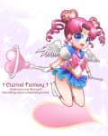  angel_wings bishoujo_senshi_sailor_moon blue_eyes boots bow chibi_chibi choker double_bun drill_hair gloves hair_ornament hairpin heart magical_girl pleated_skirt red_hair redhead ribbon sailor_chibi_chibi sailor_collar shainea short_hair skirt smile solo tiara twin_drills twintails wand white_gloves wings 