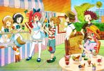  brown_eyes casual endou_mamoru food hair_ribbon hayami_tsurumasa ice_cream inazuma_eleven inazuma_eleven_(series) inazuma_eleven_go kirino_ranmaru maid maid_headdress matsukaze_tenma newspaper nishizono_shinsuke ribbon seto_midori shindou_takuto sorano_aoi thigh-highs thighhighs tsurugi_kyousuke yamana_akane 