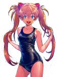  :d bare_shoulders blue_eyes blush boyaking breasts brown_hair collarbone face hair_ornament long_hair neon_genesis_evangelion one-piece_swimsuit open_mouth orange_hair revision school_swimsuit shikinami_asuka_langley shiny shiny_clothes smile solo soryu_asuka_langley souryuu_asuka_langley swimsuit twintails very_long_hair wet wet_clothes 