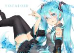  apfl0515 aqua_eyes aqua_hair bad_id detached_sleeves error hatsune_miku long_hair musical_note necktie sitting skirt thigh-highs thighhighs tongue twintails very_long_hair vocaloid 