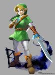 blonde_hair blue_eyes hat instrument link male master_sword muse_(rainforest) ocarina pointy_ears solo sword the_legend_of_zelda weapon 