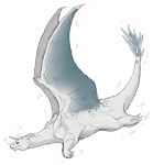  bubble charizard claws dewgong fang fur fusion highres horn ice no_humans pokemon pokemon_(game) tail 