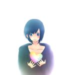  black_hair blue_eyes heart kingdom_hearts kingdom_hearts_358/2_days lowres short_hair solo xion_(kingdom_hearts) yukushi 