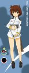  brown_hair commentary commentary_request military military_uniform ogitsune_(ankakecya-han) strike_witches strike_witches_1991 tail uniform 