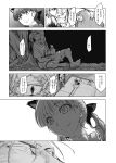  cat_ears chado comic highres kaenbyou_rin monochrome touhou translated 