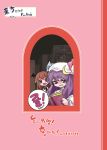  bat_wings book bookshelf bow comic crescent glaring hat hat_bow head_wings koakuma korean left-to-right_manga long_hair night_clothes patchouli_knowledge purple_eyes purple_hair red_eyes red_hair smile the_embodiment_of_scarlet_devil tima touhou translation_request wings 