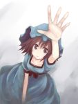  black_hair blue_eyes dress hat highres mugi_(banban53) open_mouth outstretched_arm outstretched_hand shiina_mayuri short_hair solo steins;gate 