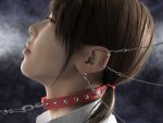  asian cg chains collar female piercing realistic solo yoshitaka_kawakami 
