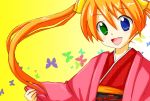  japanese_clothes kagurazaka_asuna kiiro kimono long_hair mahou_sensei_negima! orange_hair twintails young 