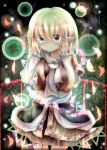  blonde_hair green_eyes highres maho_moco mizuhashi_parsee pointy_ears solo tears touhou 