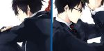  2boys ao_no_exorcist male multiple_boys okumura_rin okumura_yukio 