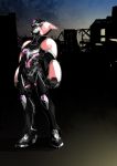 barnaby_brooks_jr glowing highres male power_armor power_suit solo spoilers superhero tai_meshiko tiger_&amp;_bunny 