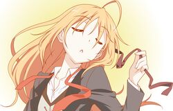  blonde_hair blue_eyes close konoe_subaru long_hair mayo_chiki! vector 