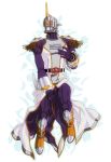  bed_sheet boots dakimakura epaulettes helmet jogoratohiyoko male on_back power_suit sky_high solo superhero tiger_&amp;_bunny 