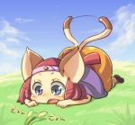 blue_eyes brave_story cat_ears cat_teaser gunjima_souichirou meena tail tail_wagging whiskers 