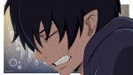  ao_no_exorcist close fang male okumura_rin short_hair vector 