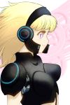  1girl android armor blonde_hair blue_eyes breasts engrish headgear highres kikumaru_bunta long_hair olga_(phoenix_2772) phoenix_(copyright) phoenix_2772 ranguage robot science_fiction solo 