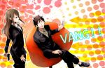  durarara!! gun orihara_izaya suit weapon yagiri_namie 