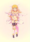  1girl armor bed_sheet blonde_hair blue_eyes blush cape cosplay dakimakura elspeth_tirel embarrassed greaves hair_ornament hairclip headband highres kousaka_kirino kuso_otoko long_hair lying magic:_the_gathering navel no_shoes on_back ore_no_imouto_ga_konna_ni_kawaii_wake_ga_nai pauldrons solo thigh-highs 