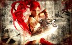  heavenly_sword nariko ponytail redhead weapon 