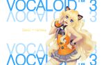  animal_ears blonde_hair blue_eyes bracelet headset highres jewelry long_hair open_mouth seeu sgi skirt smile solo symbol-shaped_pupils thigh-highs thighhighs very_long_hair vocaloid zettai_ryouiki 