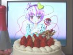  2d_dating blush cake computer food fruit heart kado komeiji_satori lonely pastry photo strawberry touhou translated 