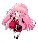  baka_to_test_to_shoukanjuu blush chocolate haru_(arser_doil) himeji_mizuki long_hair pink_hair purple_eyes school_uniform valentine violet_eyes 