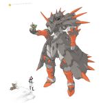  armor capcom giant hermitaur_(armor) highres mecha monoblos_(armor) monster_hunter parody what 
