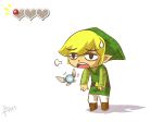  blonde_hair fairy hat heart lifeline link nintendo open_mouth piggy_ho_ho pointy_ears short_hair sigh sweat sweatdrop the_legend_of_zelda tired toon_link wind_waker 