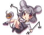  animal_ears bad_id chibi green_eyes motatei mouse mouse_ears mouse_tail nazrin red_eyes tail touhou 