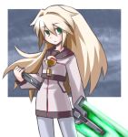  green_eyes kugelschreiber long_hair solo sora sora_(suguri) suguri sword weapon 