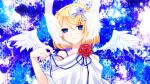  flower kagamine_rin rose vocaloid wings yayoi_(egoistic_realism) 