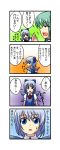  cirno comic highres kochiya_sanae nishi_koutarou touhou translated translation_request 
