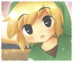  black_eyes blonde_hair hat open_mouth solo the_legend_of_zelda toon_link wind_waker young 