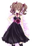  brown_eyes dress long_hair ribbon riichu solo tales_of_(series) tales_of_the_abyss thigh-highs thighhighs twintails 