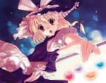  blonde_hair broom brown_eyes kirisame_marisa solo tamaki_fuyu touhou wings 