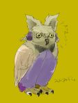  bird itobek owl touhou toyosatomimi_no_miko 