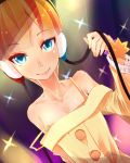  alternate_costume blonde_hair blue_eyes hato_haru headphones highres kamitsure_(pokemon) pokemon pokemon_(game) pokemon_black_and_white pokemon_bw 