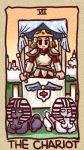  blush_stickers chariot copyright_request ikkyuu lowres smile sphinx tarot the_chariot 