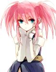  blue_eyes chin_rest expressionless gloves himishiro long_hair payot pink_hair presea_combatir sitting solo staring tales_of_(series) tales_of_symphonia twintails 