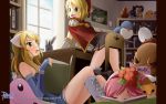  3_girls alchemist creator elbow_gloves poring ragnarok_online 