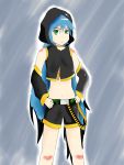 blue eyes fan_character green hair highres hoody twintails vocaloid 