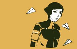  deus_ex deus_ex:_human_revolution faridah_malik malik paper_airplane short_hair 