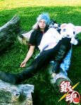    cosplay closed_eyes gintama photo real sakata_gintoki sleeping   